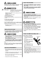 Preview for 4 page of Argo AW 509 DHL Operating Instructions Manual