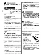 Preview for 14 page of Argo AW 509 DHL Operating Instructions Manual