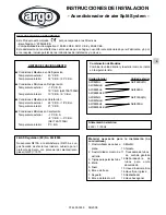 Предварительный просмотр 13 страницы Argo AWI826-835 Installation Instructions Manual