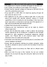 Preview for 3 page of Argo CRONO Operating Instructions Manual