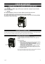 Preview for 8 page of Argo DRY BABY 11 Operating Instructions Manual