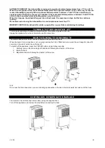 Preview for 8 page of Argo DRY NATURE 11 Operating Instructions Manual