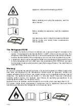 Предварительный просмотр 2 страницы Argo EVAN PLUS Operating Instructions Manual