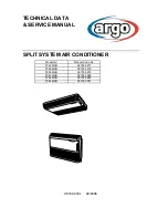 Argo FC22MHG Technical Data & Service Manual preview