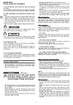 Preview for 2 page of Argo GR9FI140R7I Series Installation Instructions Manual