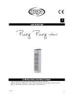 Argo Pury Operating Instructions Manual preview