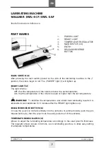 Предварительный просмотр 7 страницы Argo WALLNER DWL-3AF Instruction Manual