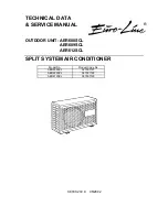 Argoclima AER608SCL Technical Data & Service Manual preview