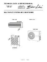 Preview for 1 page of Argoclima Euro-Line AER518DH Technical Data And Service Manual