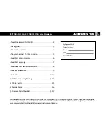 Preview for 2 page of Argon 18 KRYPTON CS 273B Assembly Manual