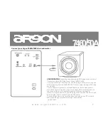 Preview for 7 page of argon audio 7450A Owner'S Manual