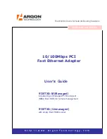 Preview for 1 page of argon audio 9130TXA User Manual