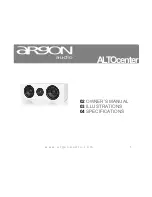 argon audio ALTO Center Manual предпросмотр