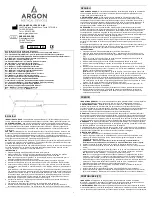 Preview for 1 page of argon audio BioPince Instructions Manual