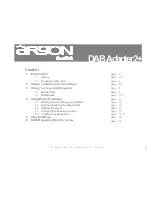 Предварительный просмотр 2 страницы argon audio DAB Adapter2+ User Manual