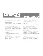 Предварительный просмотр 4 страницы argon audio DAB Adapter2+ User Manual