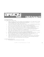 Предварительный просмотр 13 страницы argon audio DAB Adapter2+ User Manual