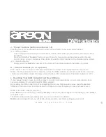 Preview for 13 page of argon audio DAB+ Adaptor User Manual