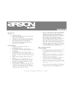 Preview for 2 page of argon audio DAB1 Quick Start