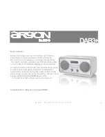 Предварительный просмотр 1 страницы argon audio DAB2+ Manual