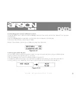 Предварительный просмотр 20 страницы argon audio DAB2+ Manual