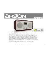 Preview for 1 page of argon audio iNet3+ User Manual