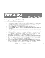 Preview for 9 page of argon audio Music Box One User Manual