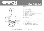 Preview for 2 page of argon audio Soul Quick Start