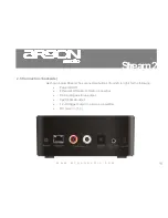 Предварительный просмотр 11 страницы argon audio Stream 2 User Manual