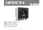 argon audio SUB640 Owner'S Manual preview