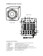 Preview for 5 page of argon audio SUB850 Instruction Manual