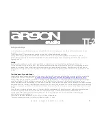 Preview for 6 page of argon audio tt-2 Owner'S Manual