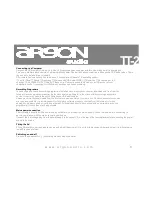 Preview for 8 page of argon audio tt-2 Owner'S Manual