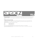 Preview for 9 page of argon audio tt-2 Owner'S Manual