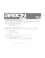 Preview for 11 page of argon audio tt-2 Owner'S Manual