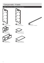 Предварительный просмотр 3 страницы Argos Home 4 Tier 12 Bin Storage Unit 600/7320 Assembly Instructions Manual