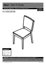 Предварительный просмотр 1 страницы Argos Home Akari Pair of Chairs 143/9357 Assembly Instructions Manual