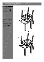 Предварительный просмотр 6 страницы Argos Home Akari Pair of Chairs 143/9357 Assembly Instructions Manual