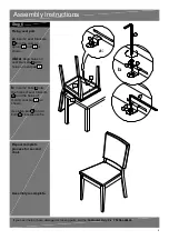 Предварительный просмотр 7 страницы Argos Home Akari Pair of Chairs 143/9357 Assembly Instructions Manual