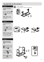 Предварительный просмотр 5 страницы Argos Home Anderson 609/6458 Assembly Instructions Manual