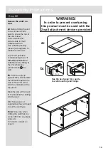 Предварительный просмотр 15 страницы Argos Home Anderson 609/6458 Assembly Instructions Manual