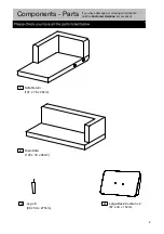 Предварительный просмотр 3 страницы Argos Home Argos Home 625/9082 Assembly Lnstructions