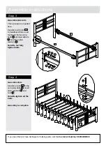 Предварительный просмотр 7 страницы Argos Home Atlas 3ft Bed 664/9458 Assembly Instructions Manual