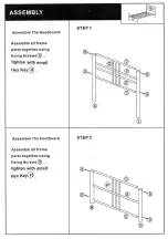 Предварительный просмотр 10 страницы Argos Home Atlas 3ft Bed 664/9458 Assembly Instructions Manual