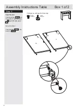 Предварительный просмотр 10 страницы Argos Home Canterbury Dressing Table 483/2418 Assembly Instructions Manual