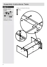 Предварительный просмотр 16 страницы Argos Home Canterbury Dressing Table 483/2418 Assembly Instructions Manual