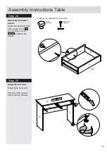 Preview for 21 page of Argos Home Canterbury Dressing Table 483/2418 Assembly Instructions Manual