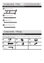 Предварительный просмотр 3 страницы Argos Home Chrome Double Tidy Rail HD 171/7639 Assembly Instructions Manual