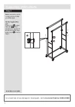 Предварительный просмотр 6 страницы Argos Home Chrome Double Tidy Rail HD 171/7639 Assembly Instructions Manual