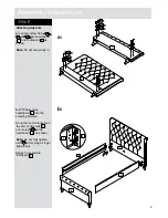 Предварительный просмотр 6 страницы Argos Home Cranford 4'6 Bed Care & Instruction Manual